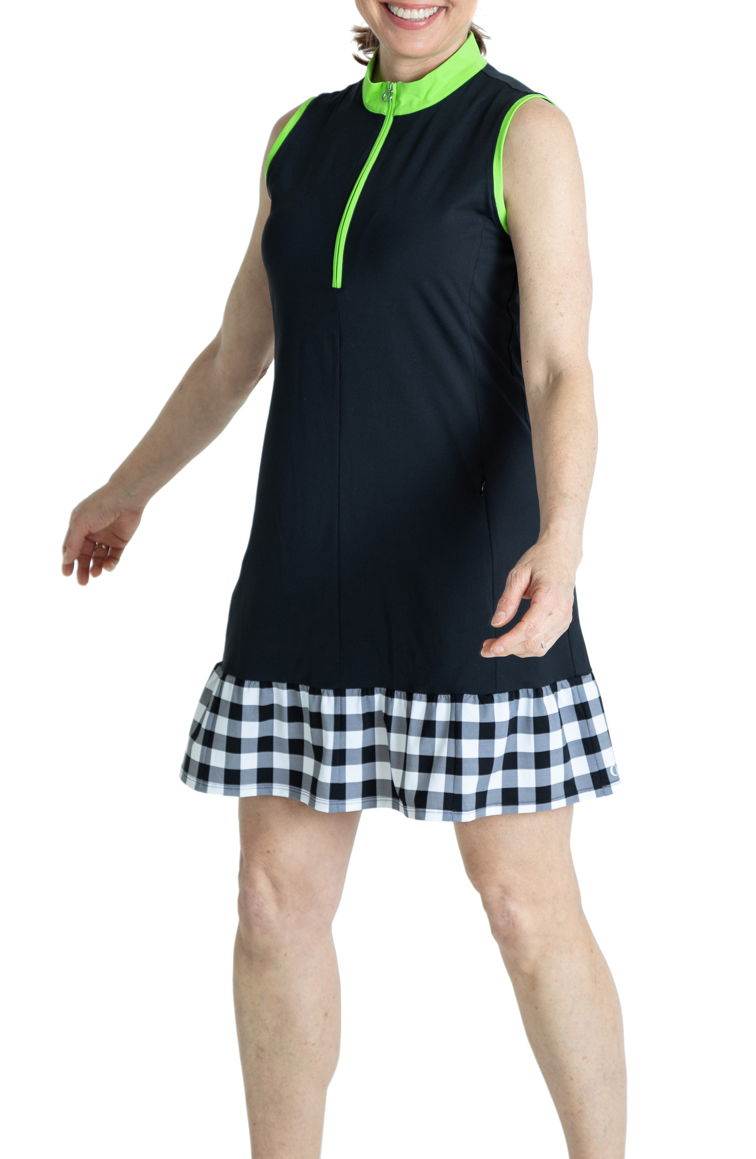 Show Stopper Quarter Zip Golf Dress KINONA