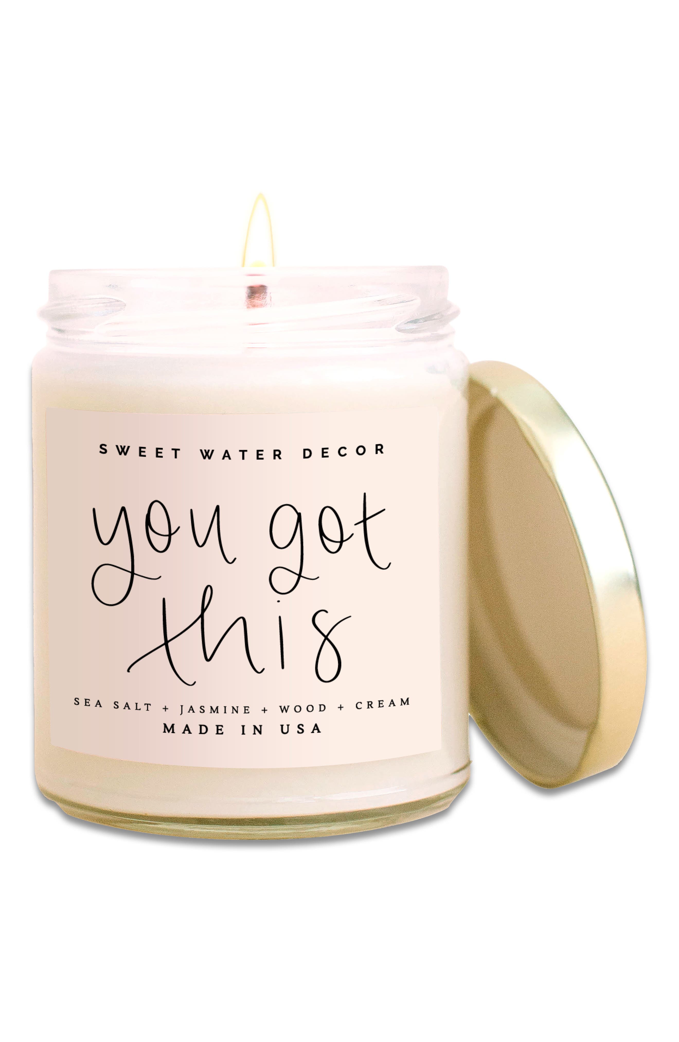 You Got This Scented Candle - 9 oz. SWEET WATER DECOR