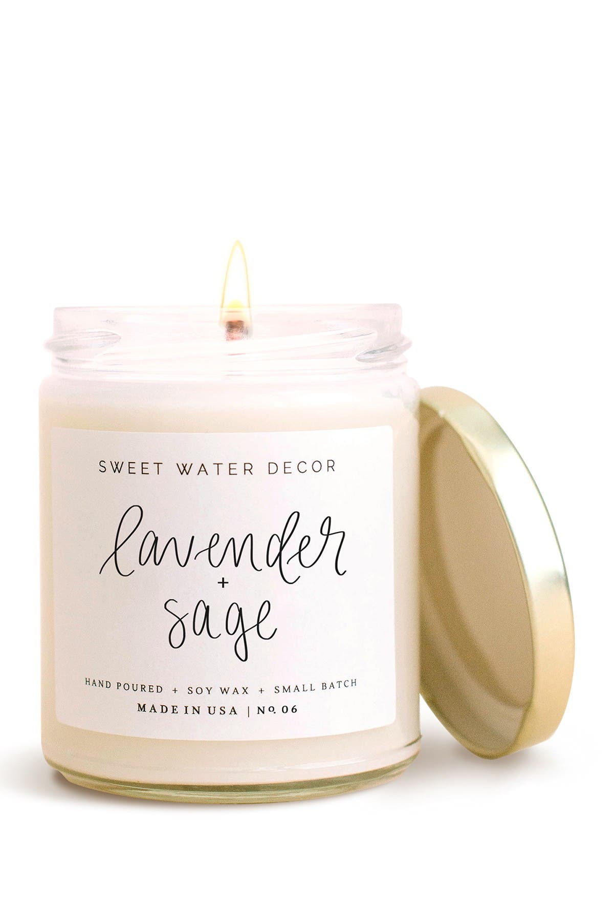 Lavender Sage 9 oz. Soy Candle - Set of 2 SWEET WATER DECOR