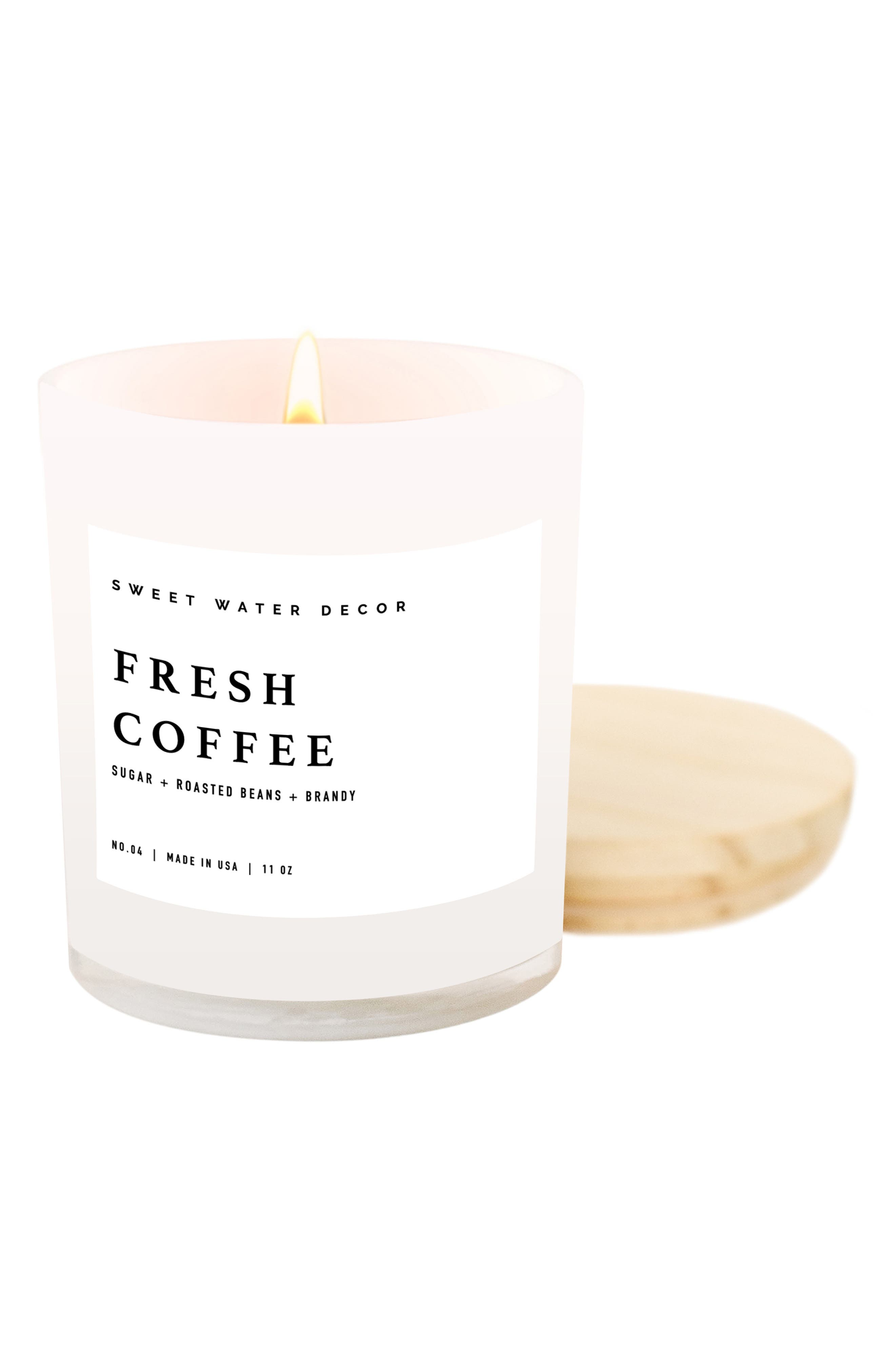 Fresh Coffee 11 oz. Candle - Set of 2 SWEET WATER DECOR