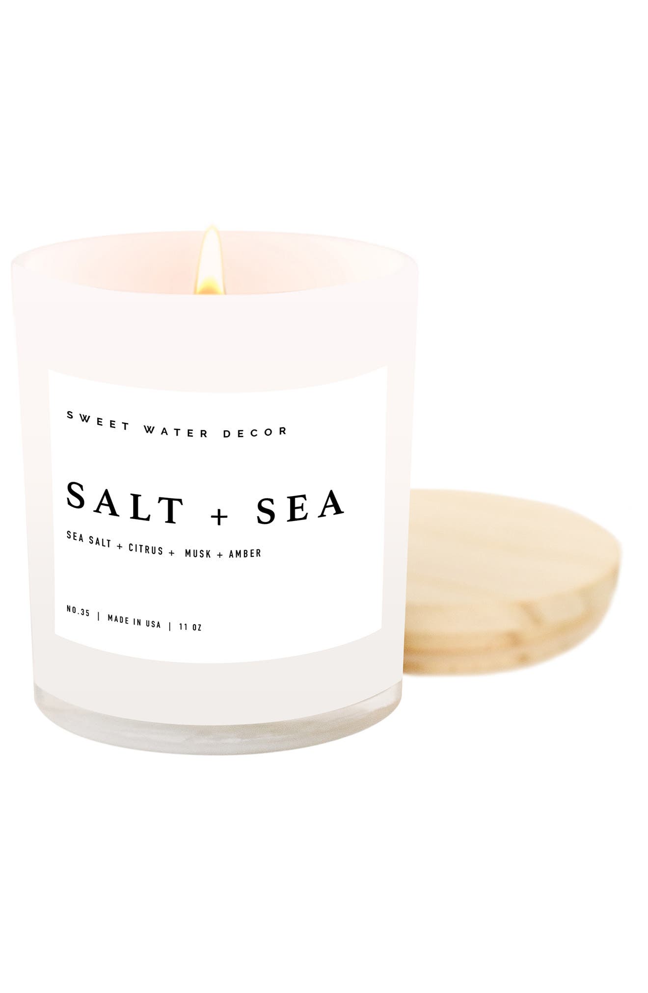 Salt and Sea 11 oz. Candle - Set of 2 SWEET WATER DECOR