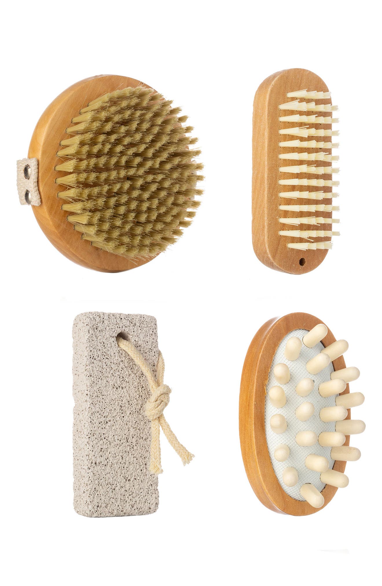 Four Piece Bathopia Brush Set UPPER CANADA SOAPS