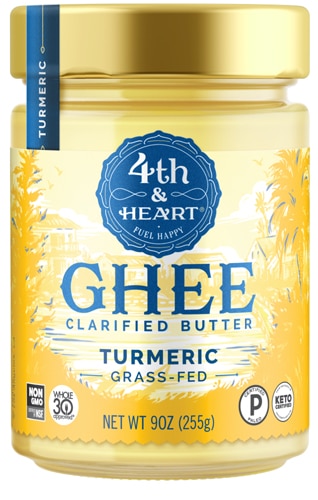 Keto Ghee Butter Turmeric -- 9 oz 4th & Heart