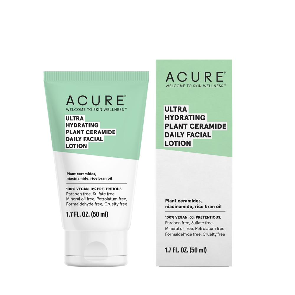 Ежедневный лосьон для лица Acure Ultra Hydrating Plant Ceramide — 1,7 жидких унций ACURE