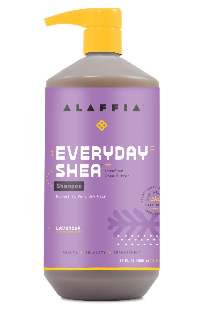 Alaffia Everyday Shea Увлажняющий шампунь с лавандой -- 32 жидких унции Alaffia