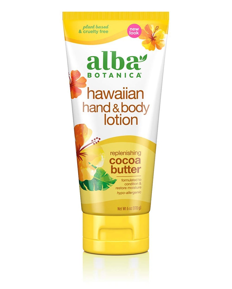 Alba Botanica Hawaiian Hand &amp; Лосьон для тела с маслом какао - 6 унций Alba