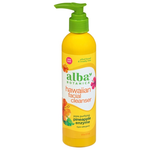 Alba Botanica Hawaiian Pineapple Enzyme Cleanser Facial Cleanser -- 8 жидких унций Alba