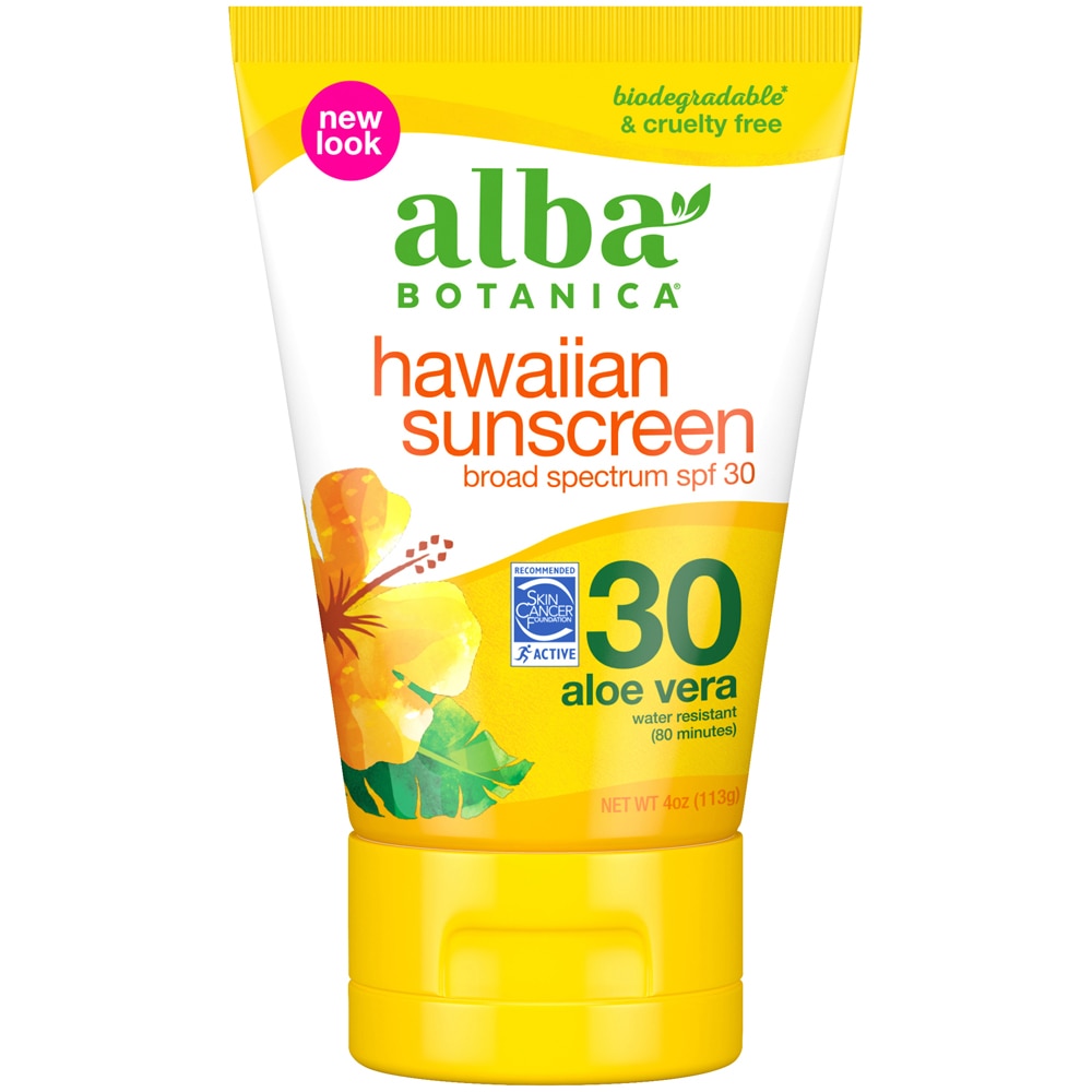 Botanica Hawaiian Sunscreen SPF 30 широкого спектра действия, 3 жидких унции Alba