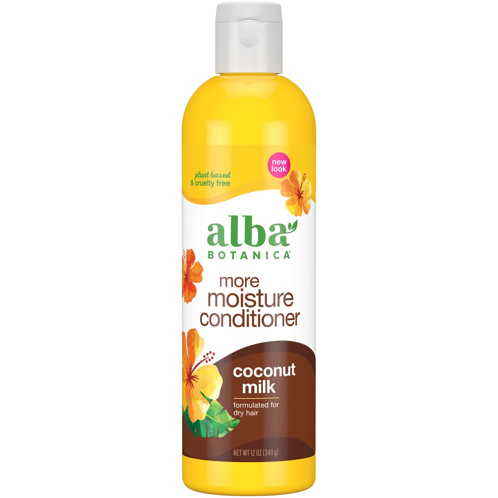 Botanica Mega Moisture Кондиционер с кокосовым молоком, 12 жидких унций Alba