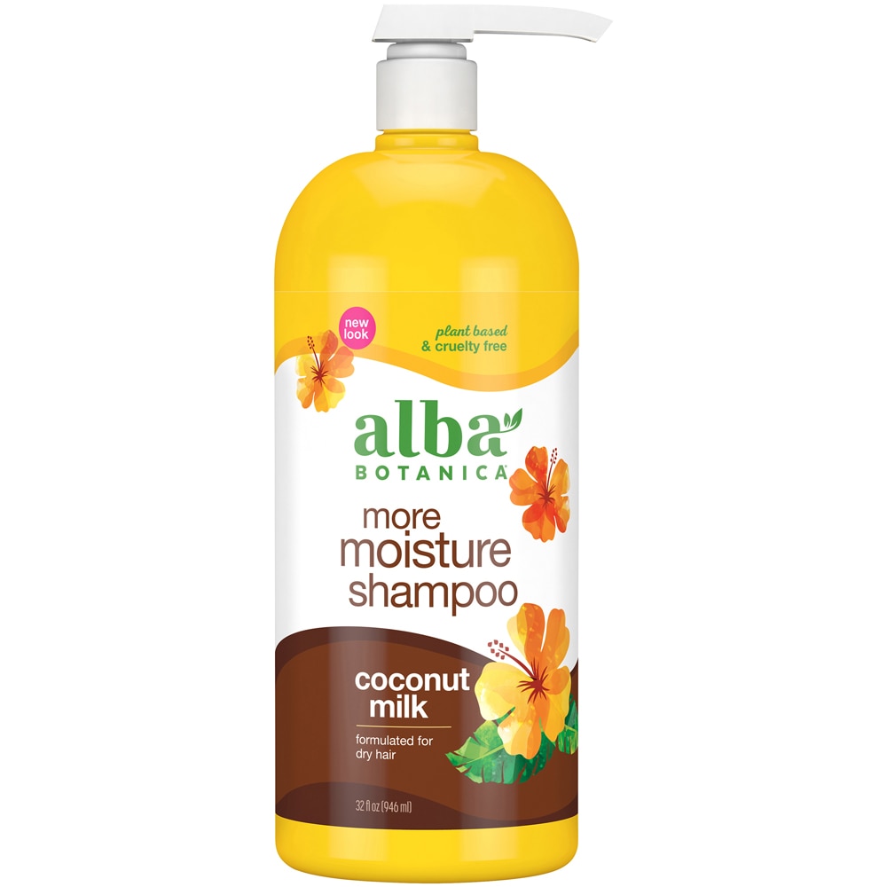 Шампунь Alba Botanica® More Moisture с кокосовым молоком -- 32 жидких унции Alba