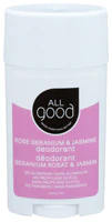 Дезодорант All Good с розовой геранью и жасмином - 2,5 унции All Good