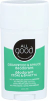 Deodorant Aluminum Free - Cedarwood & Spruce -- 2.5 oz All Good