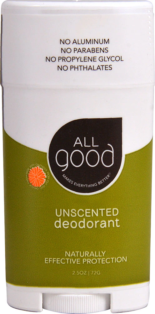 Deodorant Aluminum Free - Unscented -- 2.5 oz All Good