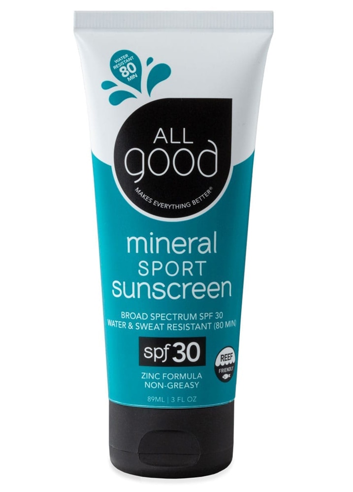 Солнцезащитный крем All Good Sport SPF 30 – 3 жидких унции All Good