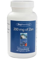 200 мг Zen — 120 вегетарианских капсул Allergy Research Group