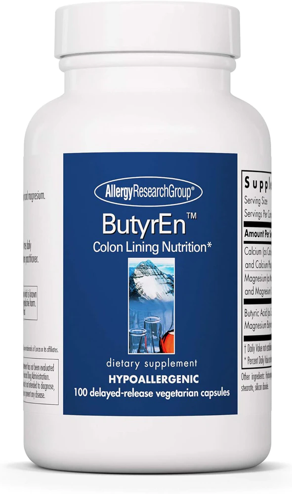 ButyrEn - 100 капсул с замедленным высвобождением - Allergy Research Group Allergy Research Group