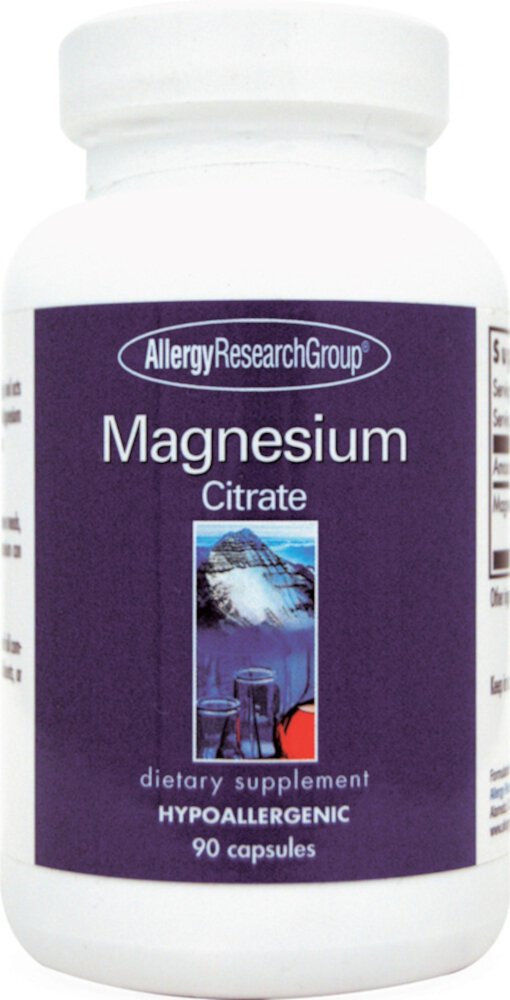 Magnesium Citrate -- 170 mg - 90 Capsules (Капсулы) Allergy Research Group