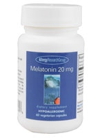 Melatonin 20 mg -- 60 Vegetarian Capsules (Вегетарианские капсулы) Allergy Research Group