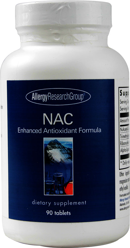 NAC Усиленная Антиоксидантная Формула - 90 таблеток - Allergy Research Group Allergy Research Group