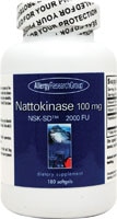 Nattokinase -- 100 mg - 180 Softgels (Мягкие капсулы) Allergy Research Group