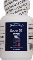 Super D3 -- 60 Vegetarian Capsules (Вегетарианские капсулы) Allergy Research Group