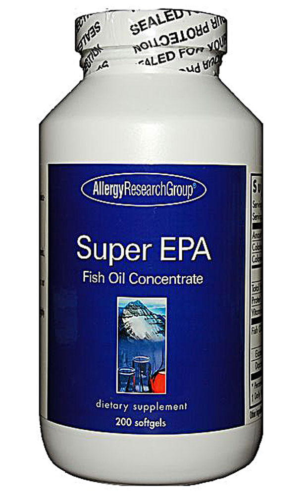 Super EPA Fish Oil Concentrate -- 200 Softgels (Мягкие капсулы) Allergy Research Group