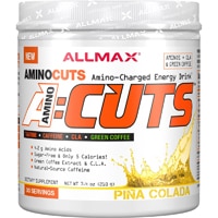 ALLMAX Nutrition A-Cuts™ Энергетический напиток с аминокислотами Пина Колада — 30 порций ALLMAX