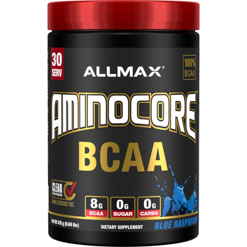 Aminocore BCAA Blue Raspberry -- 0.69 lbs ALLMAX