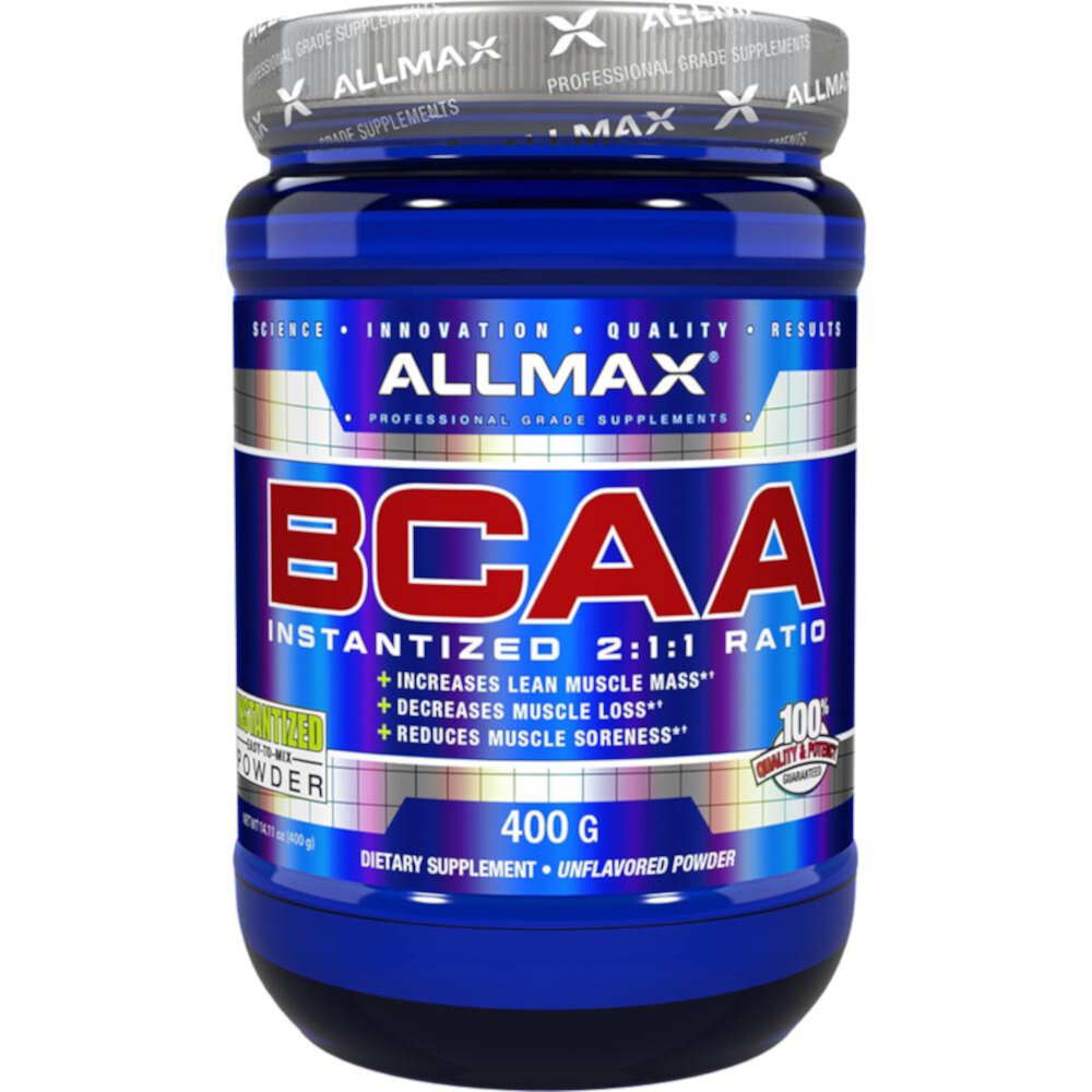 BCAA Unflavored (Без вкуса) -- 14.1 oz (Унции) ALLMAX