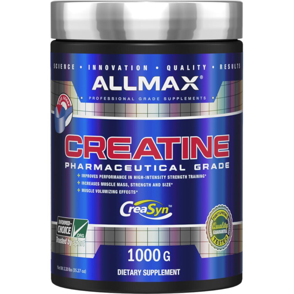 Creatine Pharmaceutical Grade Dietary Supplement -- 1000 g - 2.2 lbs ALLMAX