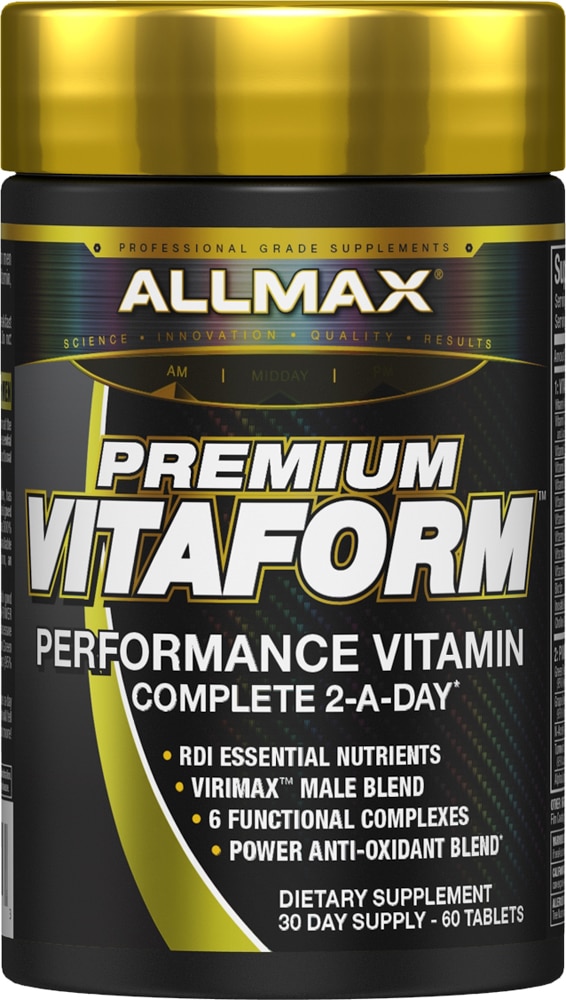 ALLMAX Nutrition Vitaform™ Мультивитамины для мужчин — 60 таблеток ALLMAX