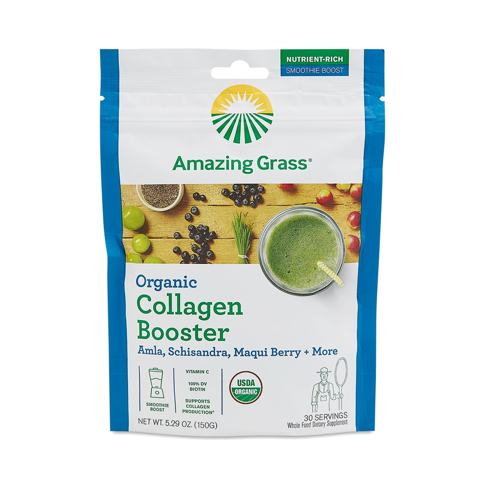 Amazing Grass Organic Collagen Smoothie Booster - 30 порций Amazing Grass