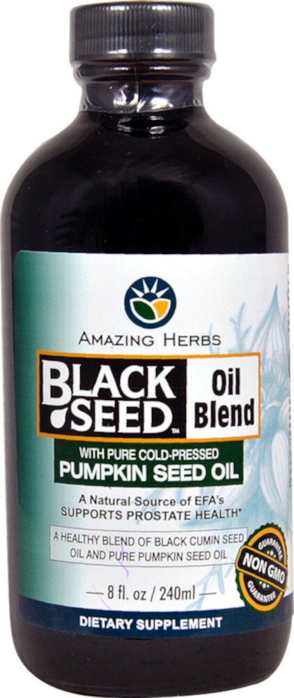 Смесь масел черного тмина — 8 жидких унций Amazing Herbs