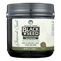 Black Seed™ Finely Ground -- 16 oz (Унции) Amazing Herbs