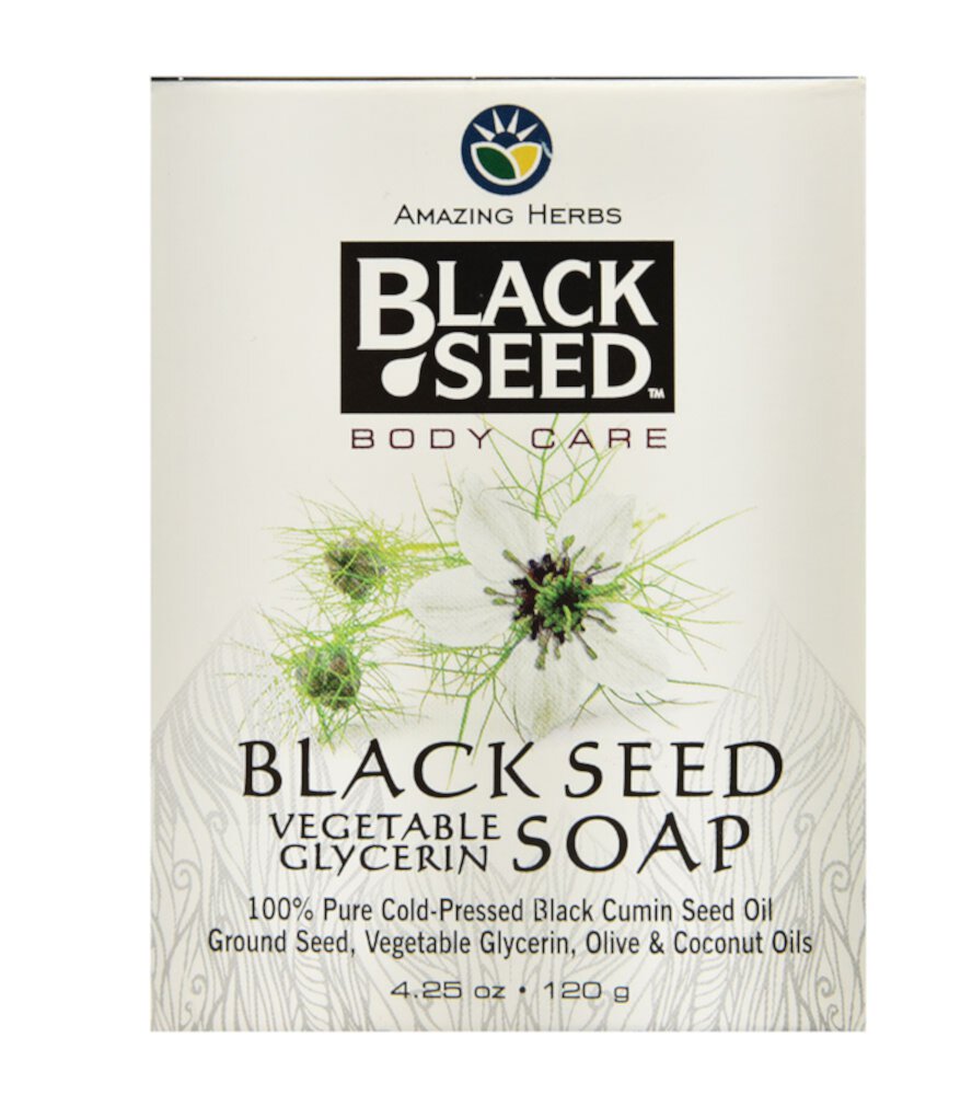 Amazing Herbs Овощное глицериновое мыло с черным тмином -- 4,25 унции Amazing Herbs