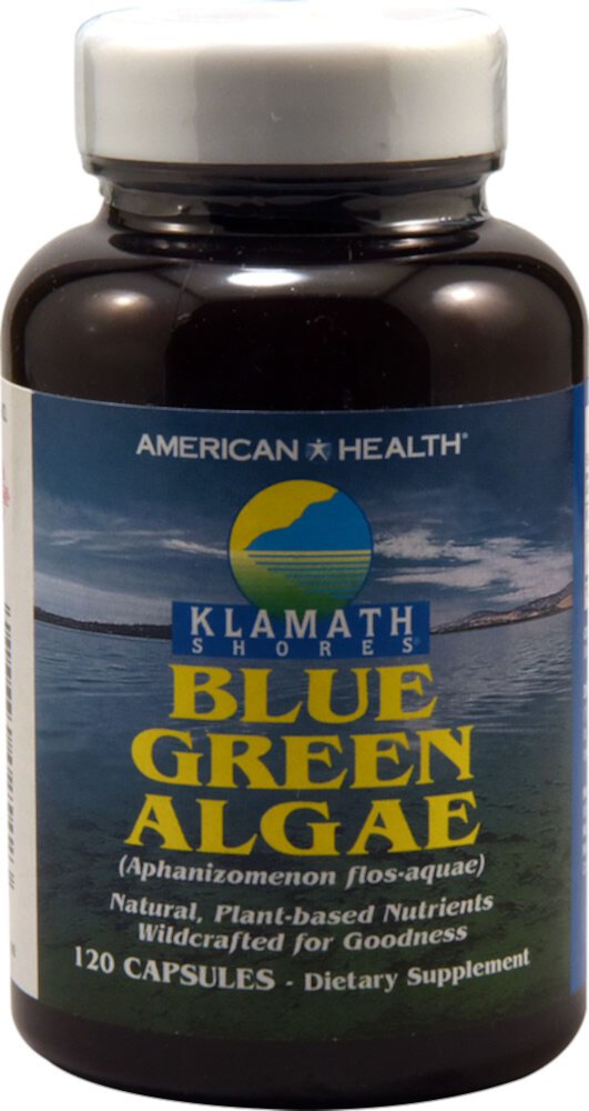 Сине-зеленые водоросли American Health — 120 капсул American Health