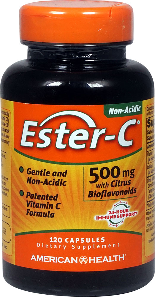 American Health Ester-C® с цитрусовыми биофлавоноидами — 500 мг — 120 капсул American Health