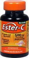 American Health Ester-C® с цитрусовыми биофлавоноидами -- 500 мг -- 60 капсул American Health