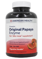 Original Papaya Enzyme Chewable -- 600 Tablets (Таблетки) American Health