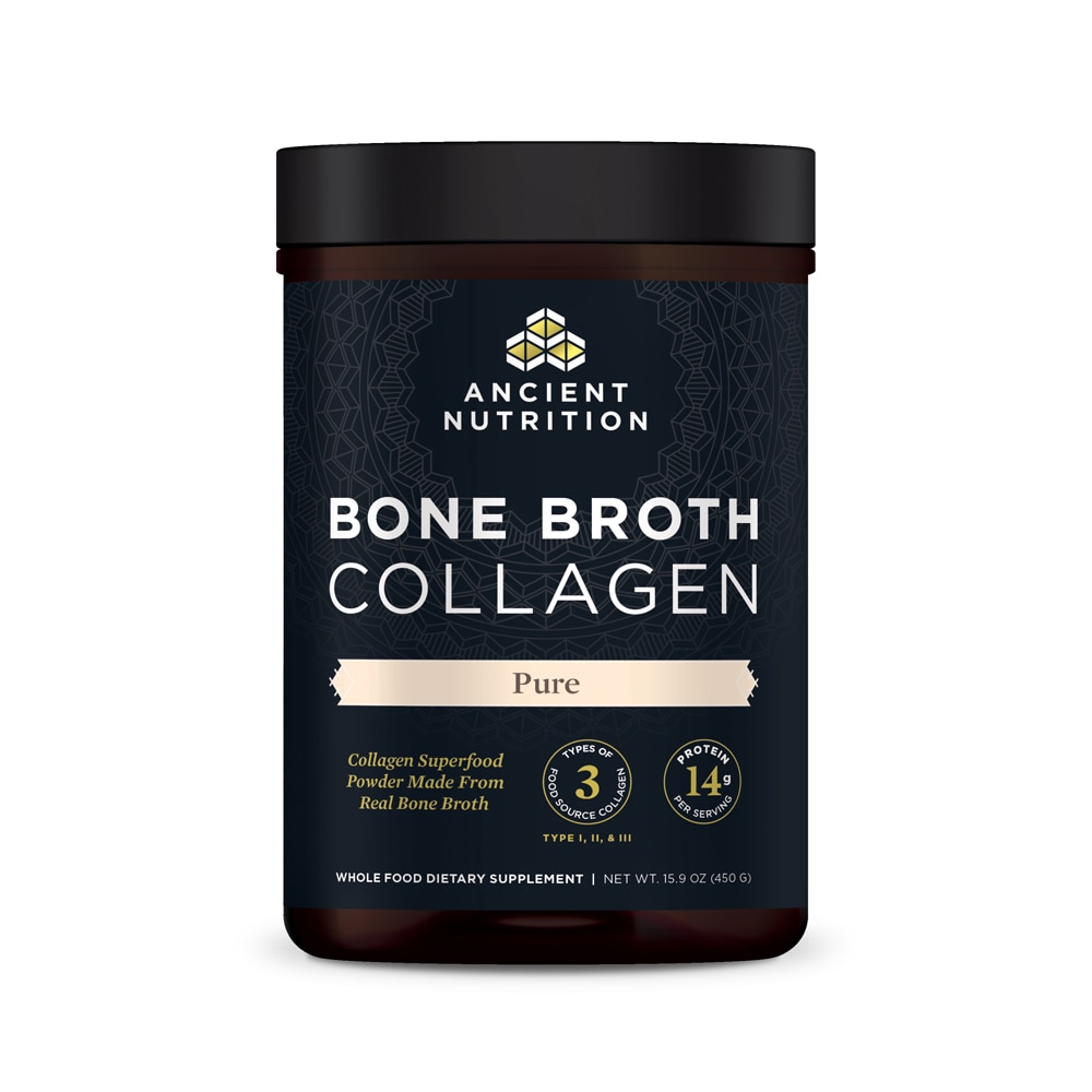 Bone Broth Collagen™ Pure -- 30 Servings (Порции) Ancient Nutrition