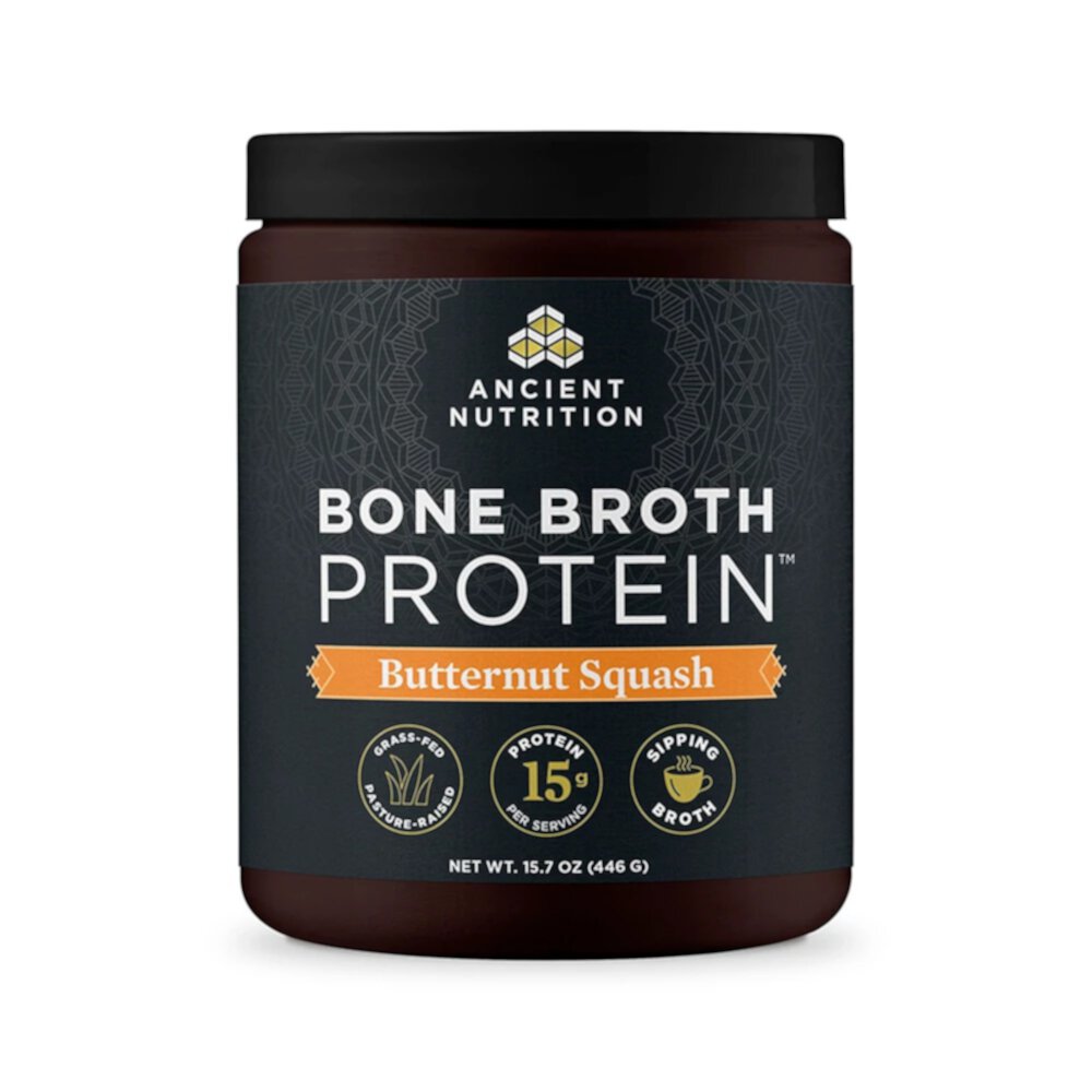 Bone Broth Protein Butternut Squash -- 15 Servings (Порции) Ancient Nutrition