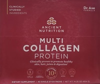 Multi Collagen Protein -- 40 Stick Ancient Nutrition