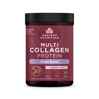 Multi Collagen Protein - Brain Boost Vanilla -- 45 Servings (Порции) Ancient Nutrition