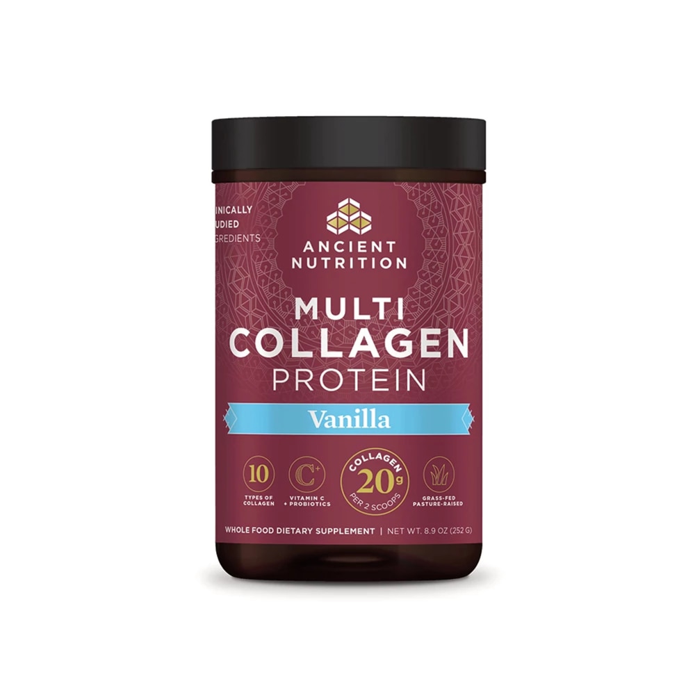 Multi Collagen Protein Vanilla -- 8.9 oz (Унции) Ancient Nutrition