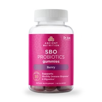 SBO Probiotics Gummies (Жевательные конфеты) Berry -- 10 billion CFU - 60 Gummies Ancient Nutrition