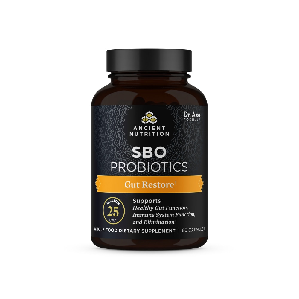 SBO Probiotics Gut Restore -- 25 billion CFU - 60 Capsules (Капсулы) Ancient Nutrition