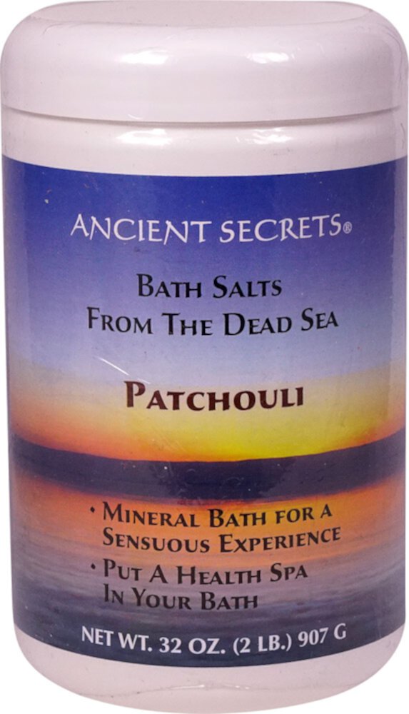 Соли для ванн с минералами Мертвого моря Ancient Secrets, пачули, 2 фунта Ancient Secrets