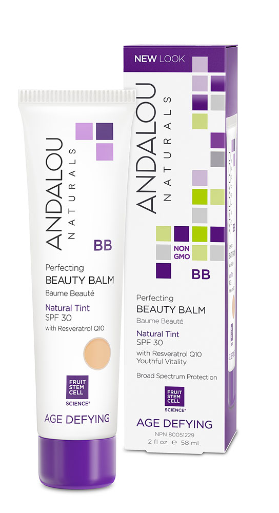 Andalou Naturals Age Defying Perfecting BB Beauty Balm Natural Tint SPF 30 -- 2 жидких унции Andalou Naturals