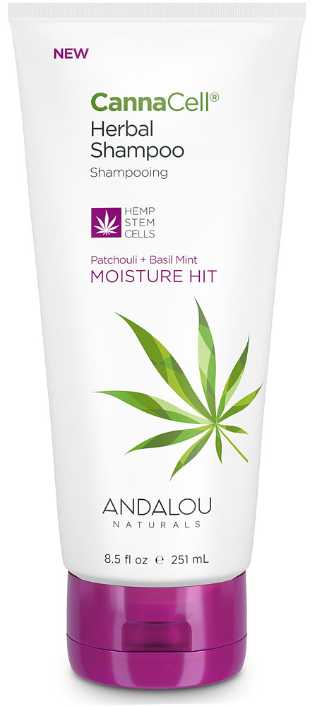 Andalou Naturals CannaCell® Herbal Shampoo MOISTURE HIT -- 8,5 жидких унций Andalou Naturals