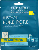 Andalou Naturals Pure Pore Hydro Serum Тканевая маска для лица -- 0,6 жидких унций Andalou Naturals